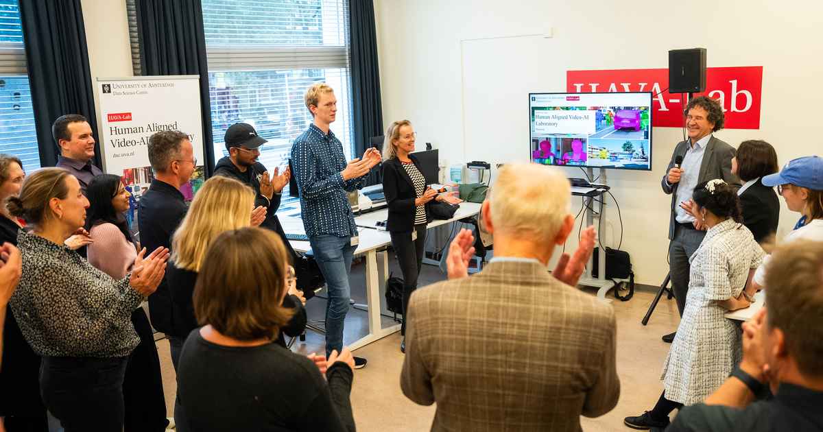 Lab investigating responsible video-AI officially opened: meet the PhD candidates - Data Science Centre